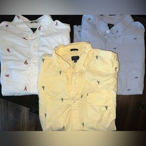 Jcrew Mens short sleeve shirts XL